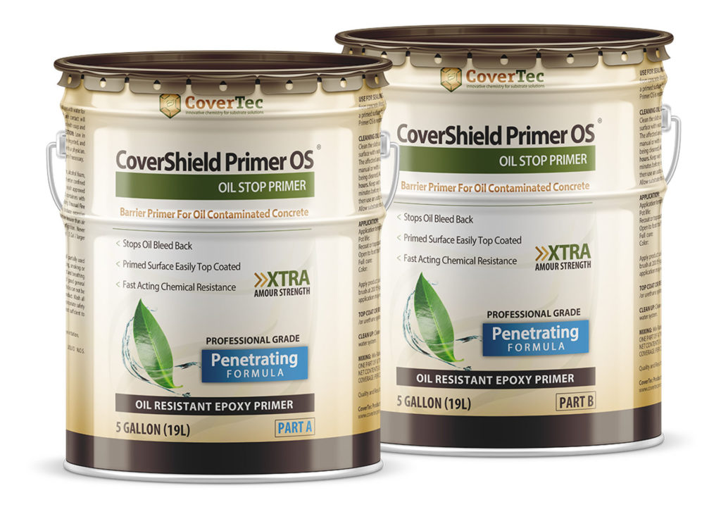 Covershield Primer OS – Penetrating Epoxy Oil Stop Primer Coating For Concrete Floors