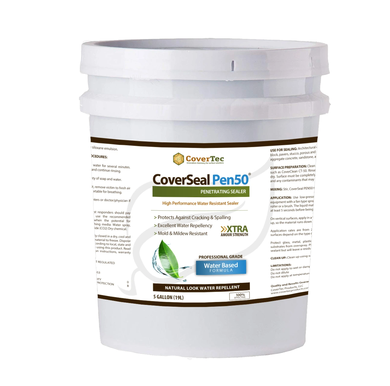 CoverSeal PEN50 Water, Salt and Mold Resistant Penetrating Sealer