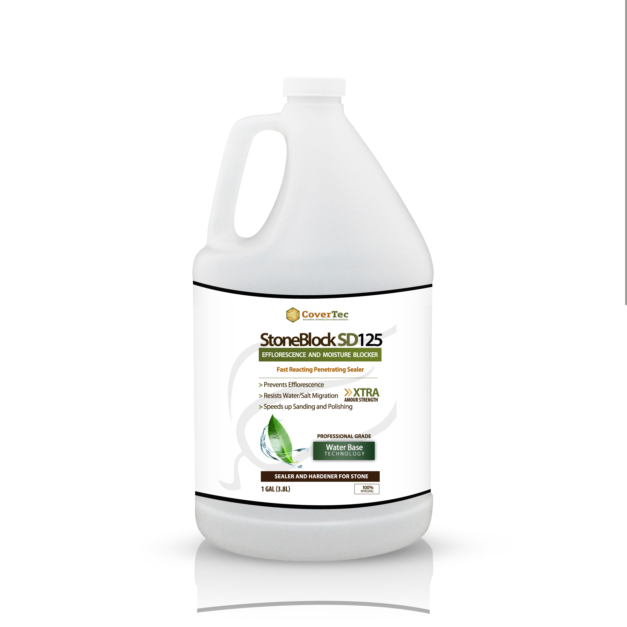 StoneBlock SD125  Moisture and Efflorescence blocker for stone and concrete surfaces - 1 Gal