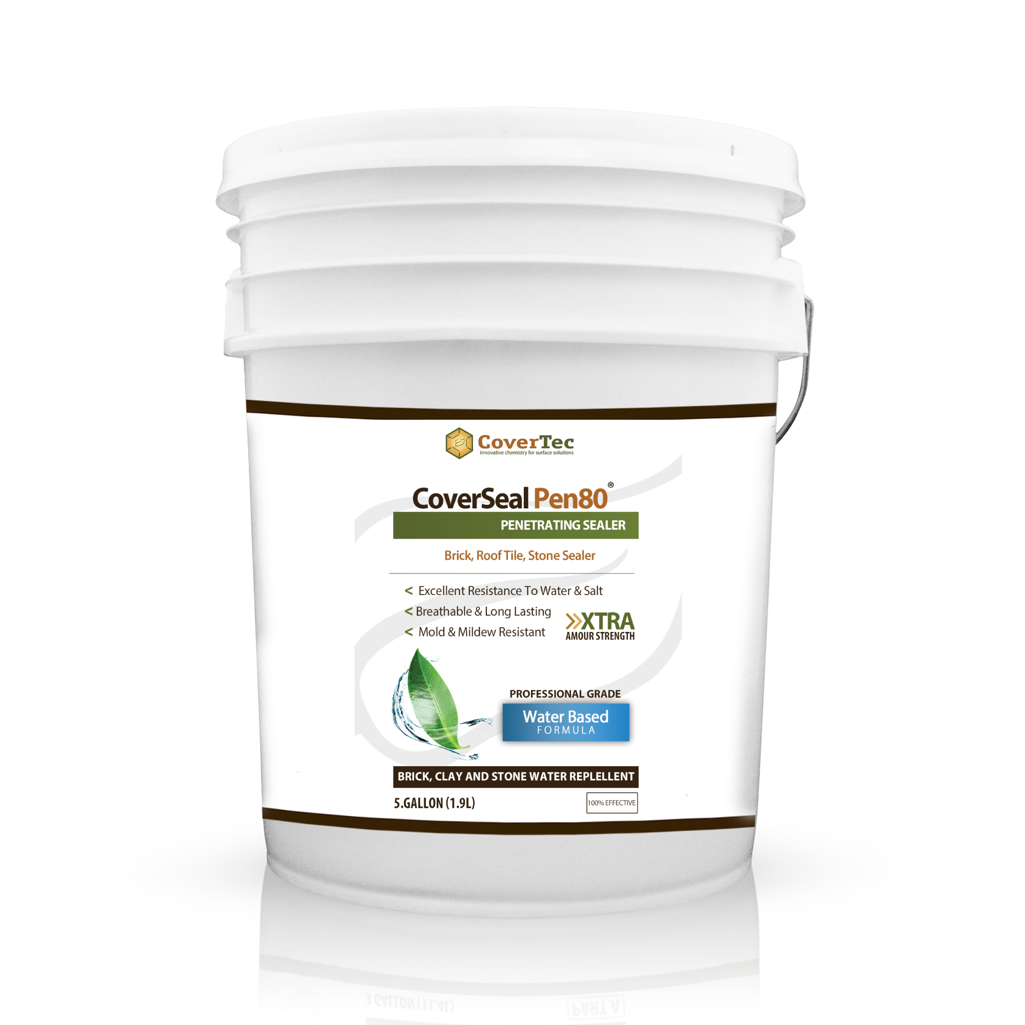 Clay, Travertine and Brick Sealer - CoverSeal Pen80 - 5 Gal