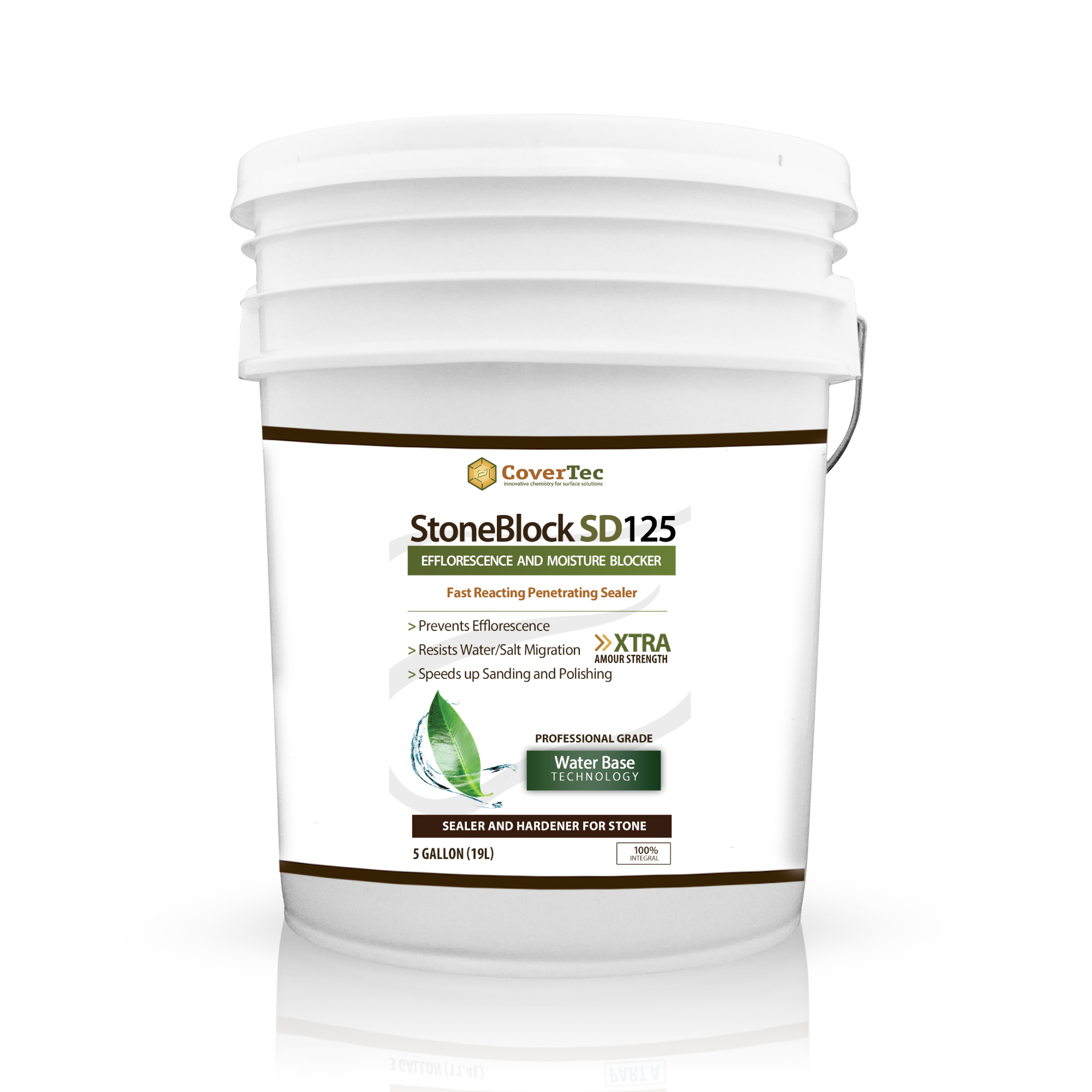 StoneBlock SD125  Moisture and Efflorescence blocker for stone and concrete surfaces - 5 Gal
