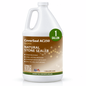 CoverSeal AC250 WB Acrylic Natural Stone Sealer, Gloss Finish