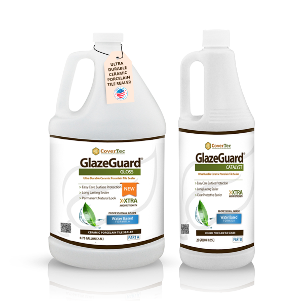 CoverTec_GlazeGuard Gloss 1 Gal_Image Bundle 001 1 Gal Porcelain Tile Sealer