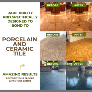 Porcelain Floor Sealer - GlazeGuard Satin Finish, Medium Sheen Tile And Grout Sealer - Image 4