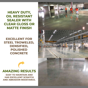 gas and oil resistant concrete sealer