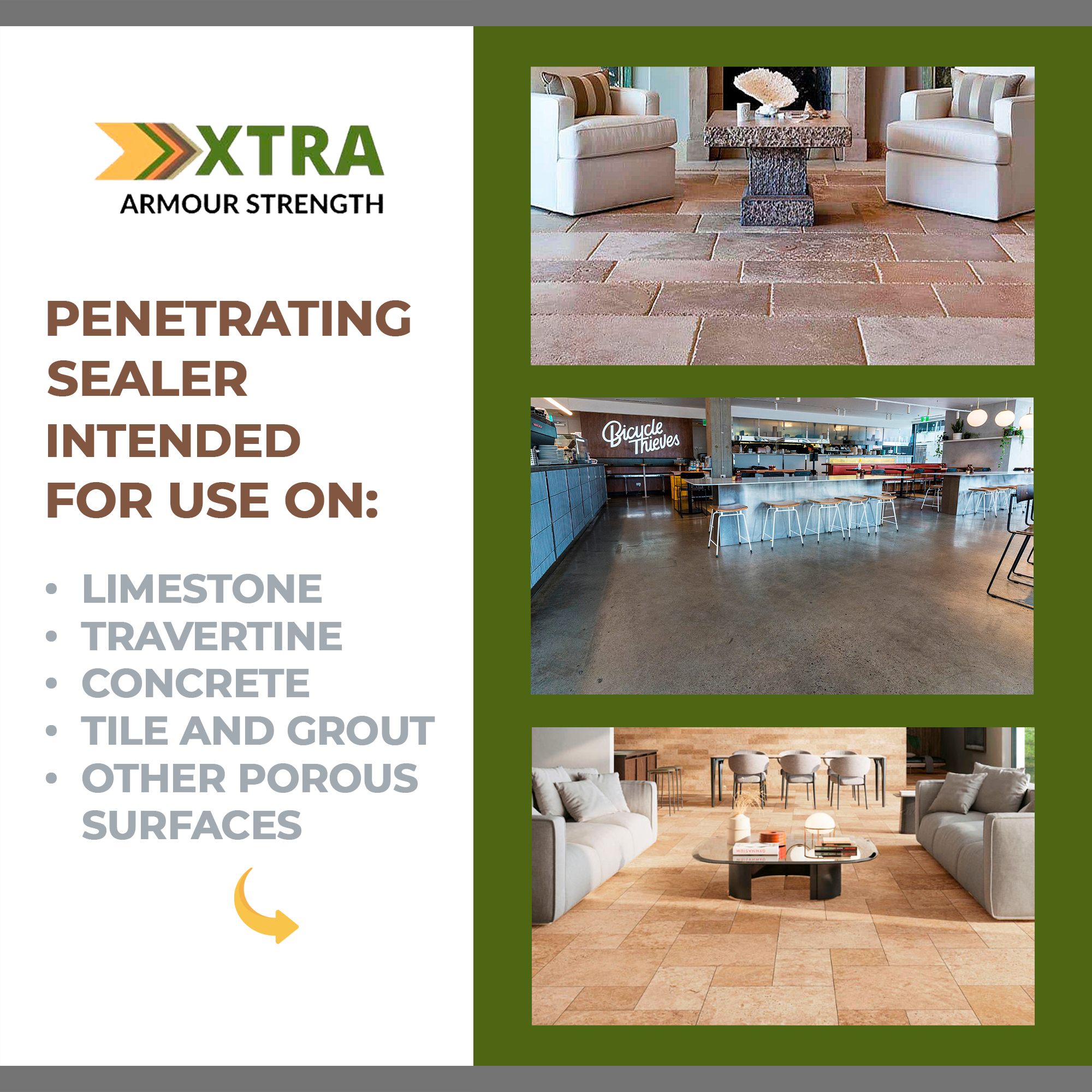 stone impregnator sealer, Sealer for various porous surfaces.