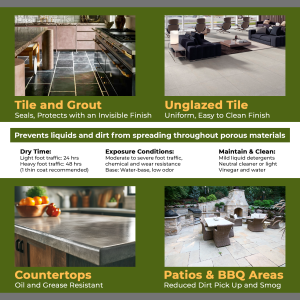 natural stone impregnator sealer, Sealing solutions for various surfaces.