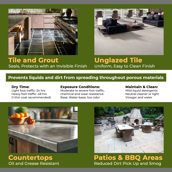 natural stone impregnator sealer, Sealing solutions for various surfaces.